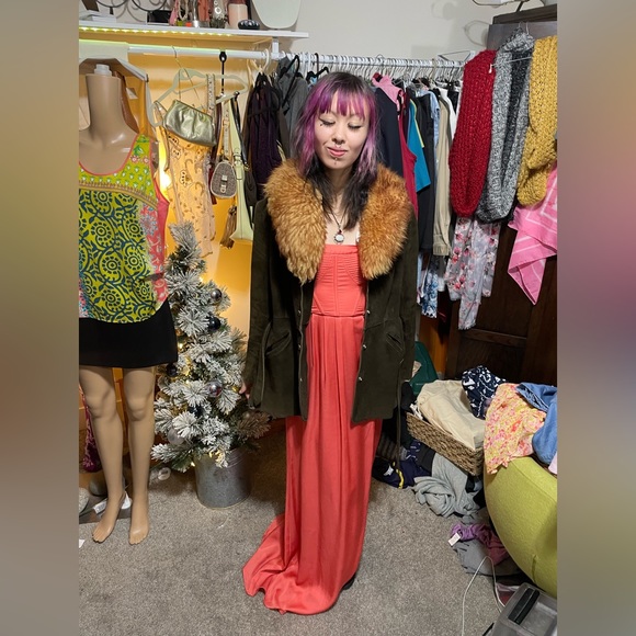 Sz 0 BCBG MAXAZRIA
Strapless Fitted Bustier Slit Dress - Picture 10 of 14